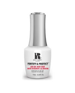 Red Carpet Manicure Fortify & Protect LED Gel Base Coat with Vitamin A & Biotin