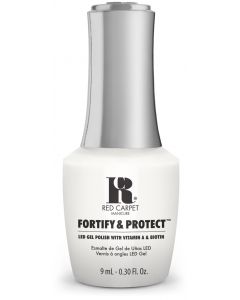 Red Carpet Manicure Fortify & Protect White Hot LED Nail Gel Color, 0.3 fl oz.