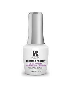 Red Carpet Manicure Fortify & Protect LED Gel Top Coat with Vitamin A & Biotin